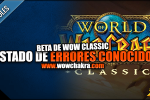 Errores conocidos de Beta Classic