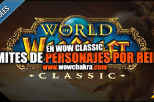Limites de personajes por reino en WoW Classic