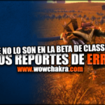 Listado de no-Errores comunes de la Beta de Classic