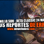 Listado de no-Errores comunes de la Beta de Classic