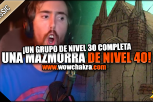 Un grupo de jugadores completa una mazmorra de nivel 40 siendo nivel 30 en Classic