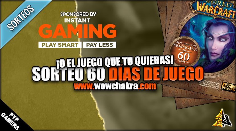 Sorteo 60 días de World of Warcraft Instant Gaming