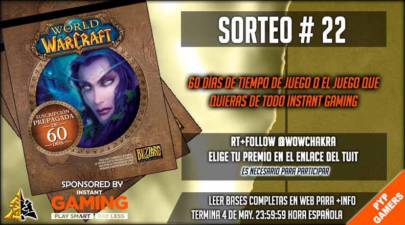 Sorteo 22 Instant Gaming