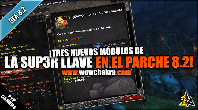 Nuevos módulos de la Sup3rllave