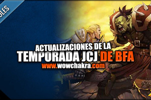 ACTUALIZACIONES DE LA TEMPORADA JCJ