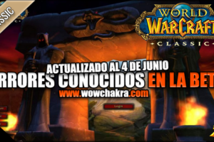 Errores conocidos de Beta Classic
