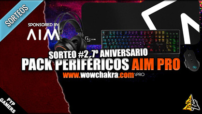 Sorteo 1x Pack Perifericos AIM Pro