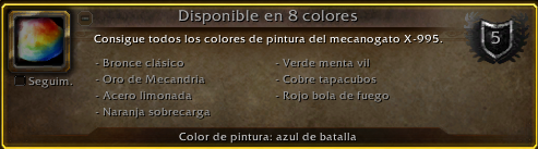 Guía Disponible en 8 colores