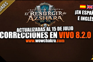 Correcciones en vivo de World of Warcraft