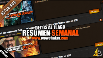 Resumen semanal wowchakra