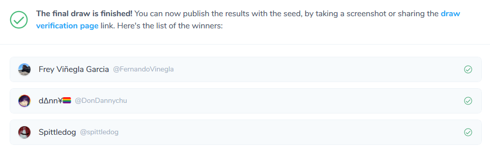 Ganadores