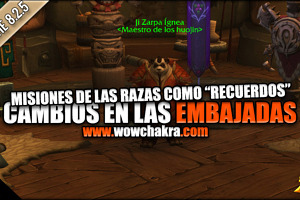Las misiones de reclutamiento en las Embajadas ahora se vivirán como "Recuerdos" | Cambios en el Parche 8.2.5
