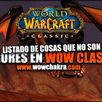 Listado de cosas que no son errores en WoW Classic
