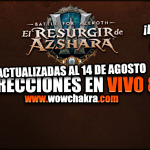 Correcciones en vivo de World of Warcraft