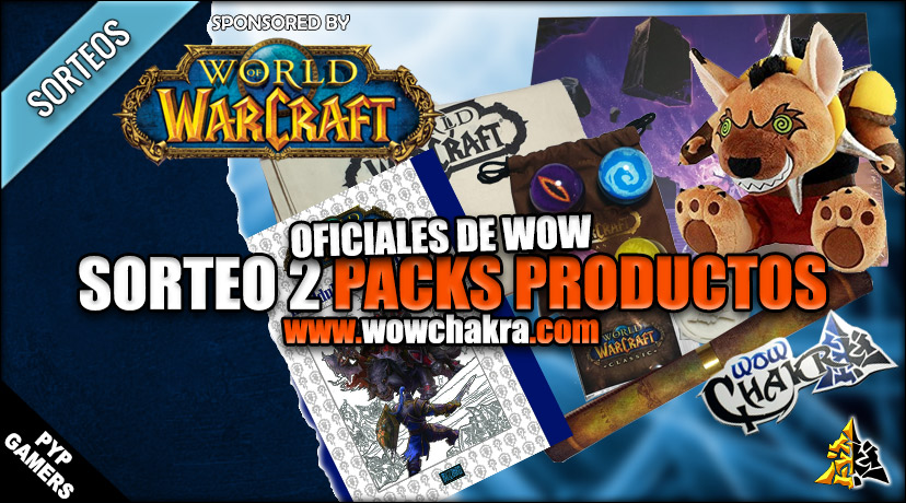 Sorteo 2x packs de productos oficiales de World of Warcraft