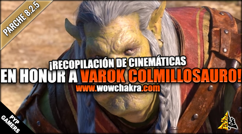 Cinemática honorífica de Varok Colmillosauro