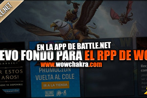 Nuevo arte oficial para el RPP de World of Warcraft en la aplicación de Battle.net