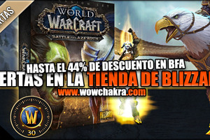 Ofertas en la Tienda de Blizzard | Entre otras Battle for Azeroth + instant 110 por tan sólo 24,99€