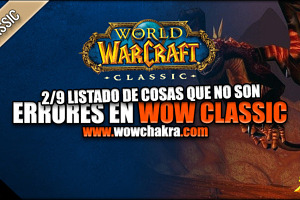 Listado de cosas que no son errores en WoW Classic