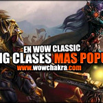 Clases más populares en WOW Classi