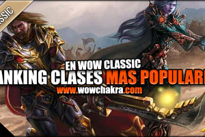Clases más populares en WOW Classi