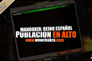 Mandokir, Reino Español de WoW Classic - Población en Alto | Migración abierta hasta el 1 de Octubre
