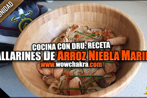 Receta Tallarines de arroz Niebla Marina