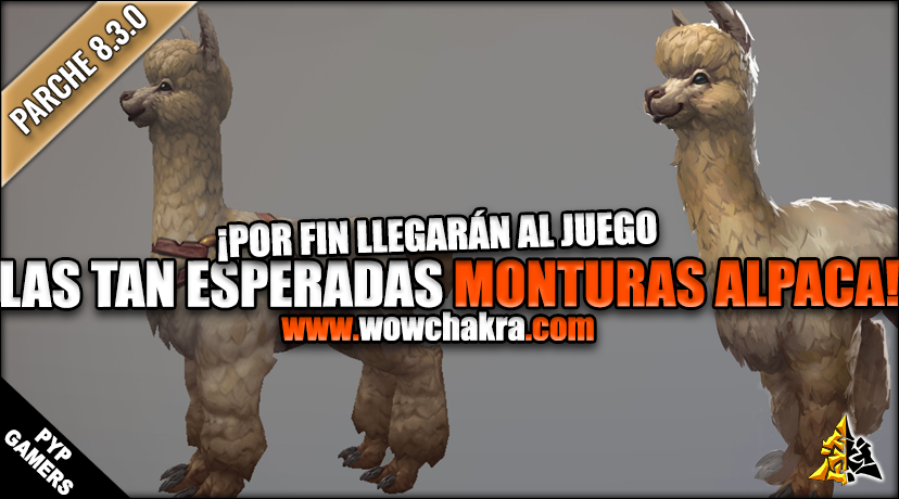 ¡Monturas alpaca en World of Warcraft!
