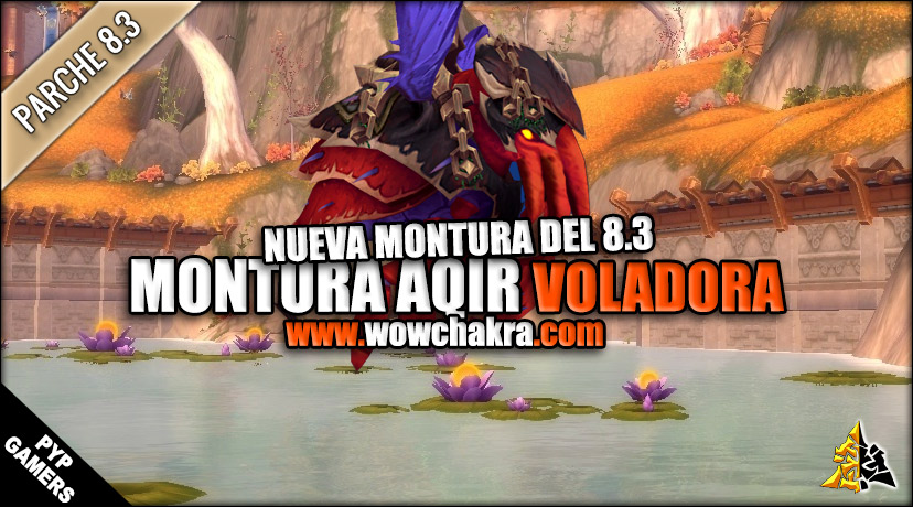Nueva montura aqir, una versión más oscura de la abeja