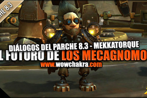 El futuro de Mekkatorque y el de los Mecagnomos (en español) | Diálogos dataminados en el Parche 8.3.0