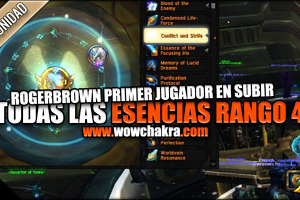 Primer jugador en conseguir todas las esencias rango 4
