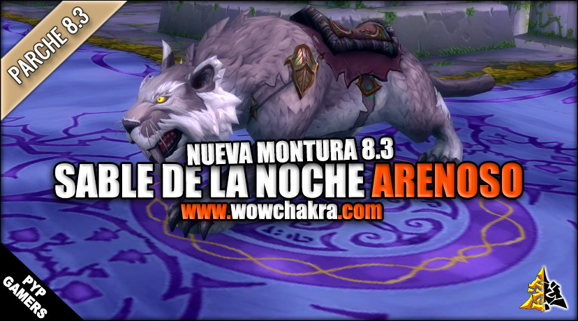 Montura Sable de la Noche Arenoso | Novedades Datamining RPP build 32151