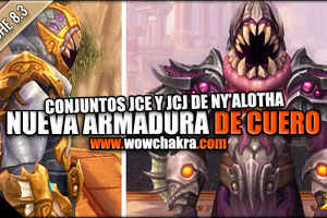 Conjunto de Armadura de Cuero de Ny'alotha PvP y PvE | Parche 8.3 Visiones de N'Zothvvvvvvv