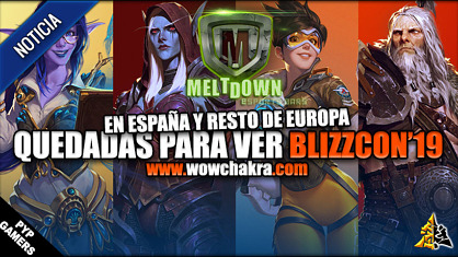 ¡Quedadas para ver BlizzCon 2019 por toda Europa! ¡Habrá una en Madrid, Barcelona y Málaga!