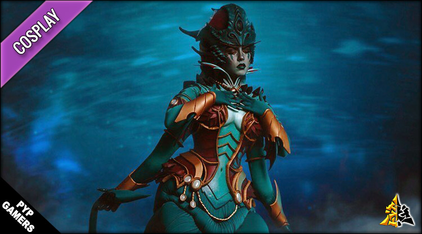 Cosplay de Azshara por Helveiga