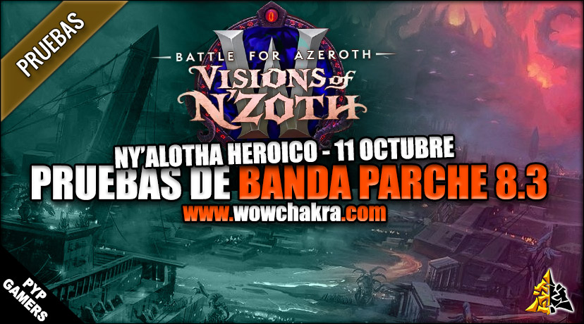 Pruebas de Banda de Battle for Azeroth