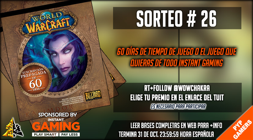 Sorteo 26 Instant Gaming