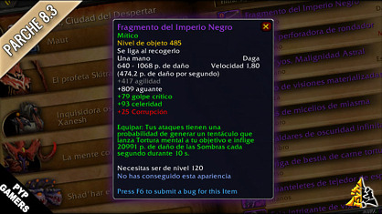 Caparazón de N'Zoth y N'Zoth el Corruptor soltarán 10 niveles de objeto más que el resto | Banda Ny'alotha