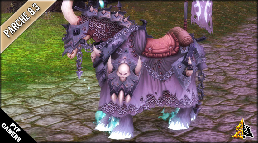 Montura Corcel óseo blanco sañoso | Parche 8.3 Visiones de N'Zoth