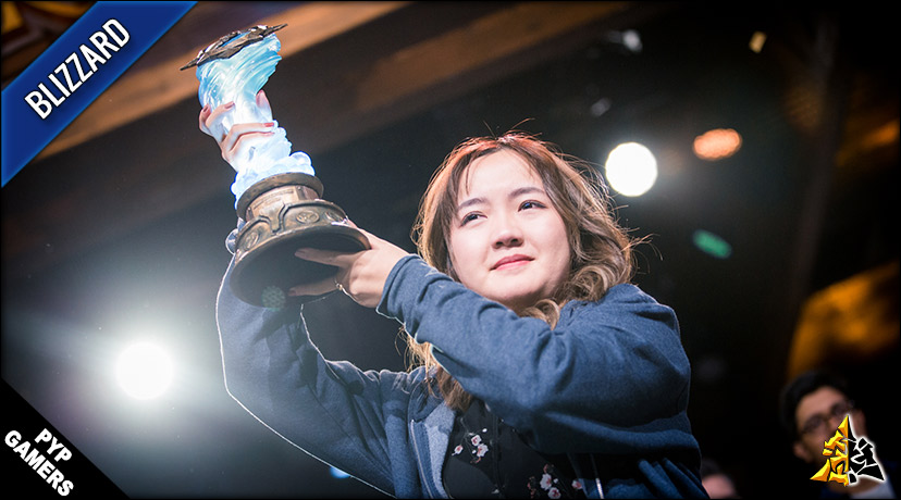 Ganadora de la Final Mundial de Hearthstone en Blizzcon 2019