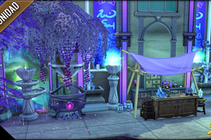 Suramar recreado en Sims 4