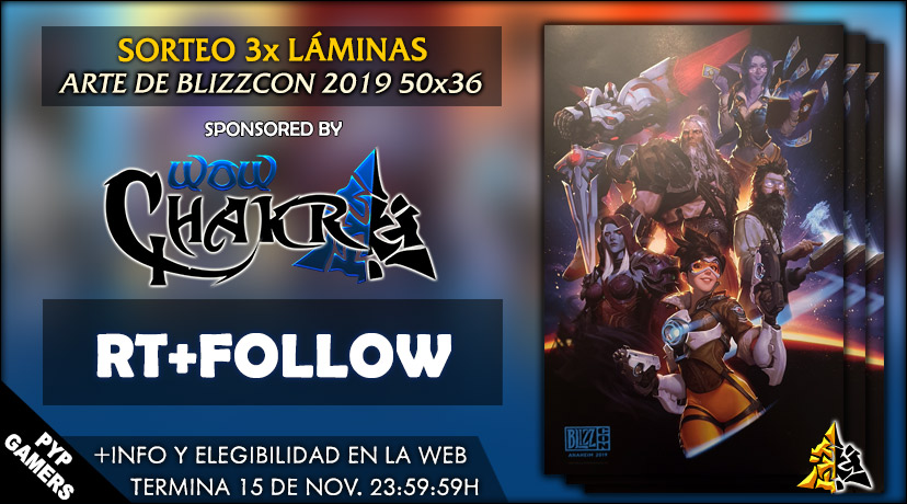 Sorteo Laminas BlizzCon 2019 Arte Oficial