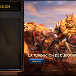 Menús de selección de campaña y pantallas de puntuación de Warcraft III Reforged