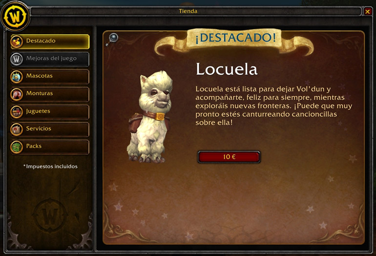 Locuela a al venta