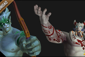 Mejoras y opciones al modelo del Draenei Masculino creadas por el fan Archmago