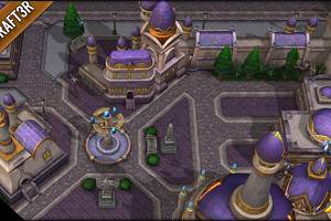 Ciudad de Dalaran recreada en Warcraft III Reforged