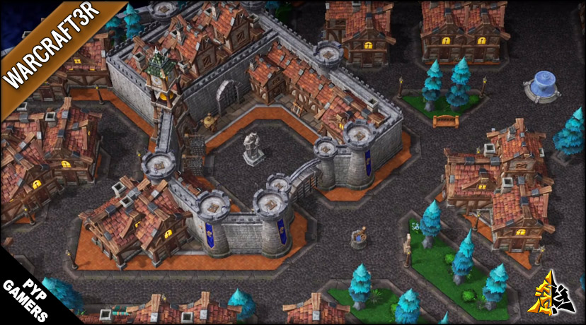 Ciudad de Gilneas recreada en Warcraft III Reforged
