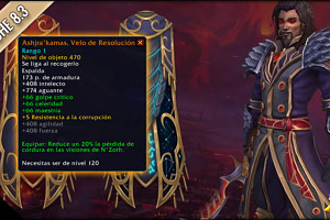 Guía de Ashjra'kamas, Velo de Resolución | Capa Legendaria de Wrathion