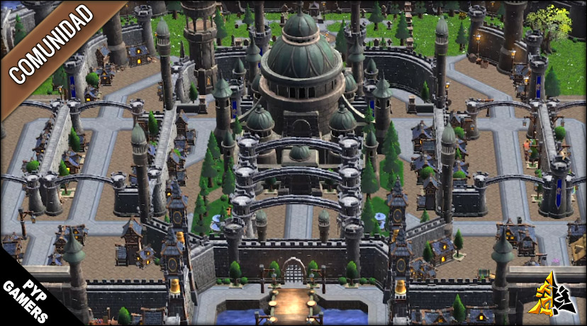 Ciudad de Lordaeron recreada en Warcraft III Reforged