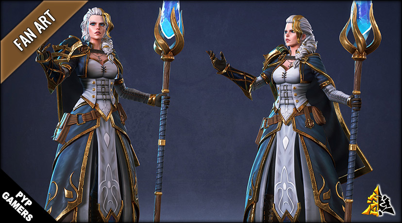 Fan Art Jaina Valiente en 3D